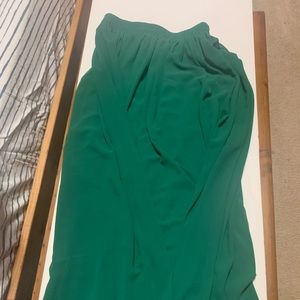 Chicwish green maxi skirt